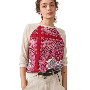 Anthropologie Tiny Abstract Knit Pullover
